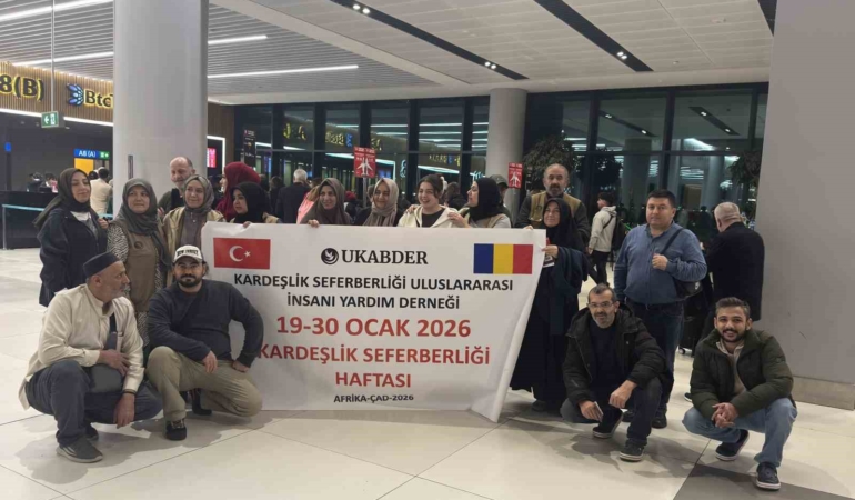 UKABDER eli ile Çad’da Türk sancağı dalgalanıyor