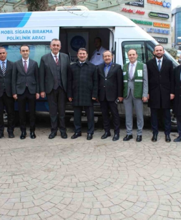 Tekirdağ’da mobil sigara bırakma aracı hizmete girdi