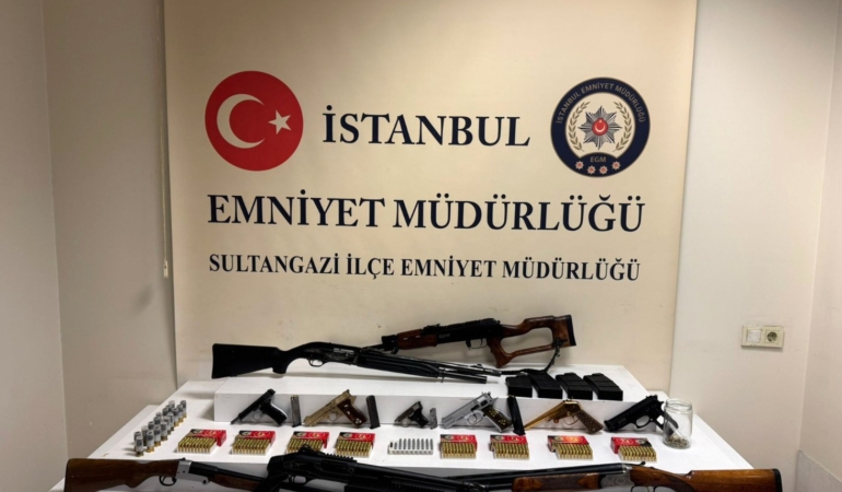 Sultangazi’de kaçak silah ticareti operasyonu: 3 gözaltı