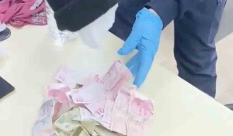 Dilencilik parasını çocuk bezine sakladılar