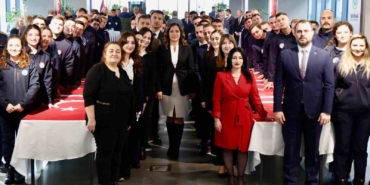 Asli devlet memuru ataması yapılan 56 personel için yemin töreni