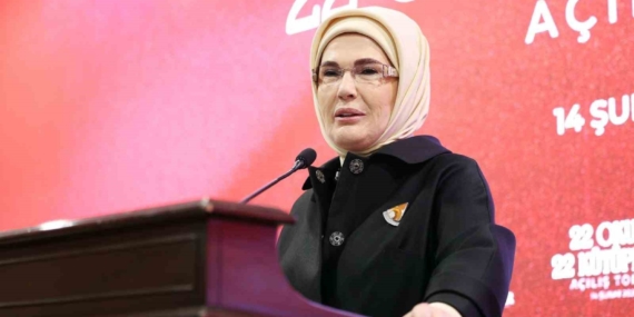 Emine Erdoğan: "Kütüphane okulların kalbidir, ruhudur, can damarıdır"