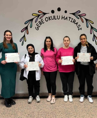 Babaeski’de şubat ayı gebe okulu eğitimleri tamamlandı