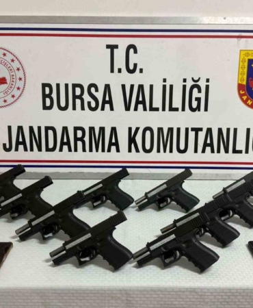 Bursa’da Jandarmadan silah operasyonu