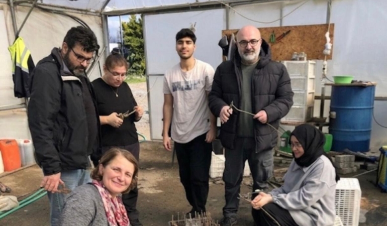 Zeytincilik öğrencileri BAÇEM’de uygulamalı eğitim aldı