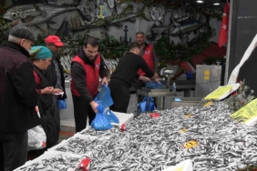 Edirne’de hamsinin kilosu 50 liraya düştü, tezgahlar şenlendi