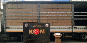 Bursa’da 10 milyon 510 bin adet kaçak makaron ele geçirildi