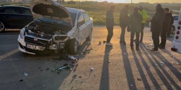 Çorlu’da zincirleme kaza: 1 yaralı