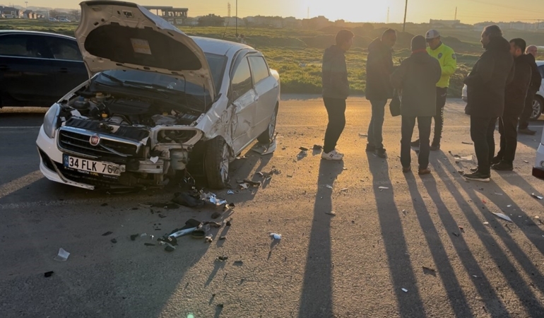 Çorlu’da zincirleme kaza: 1 yaralı