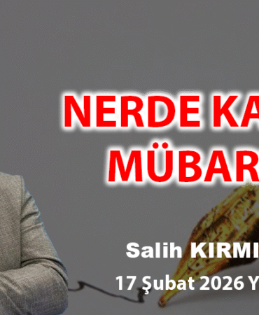 SALİH KIRMIZI KÖŞE YAZISI