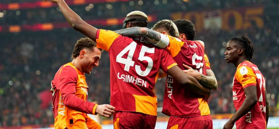 Galatasaray’dan 55 puan, 55 gol