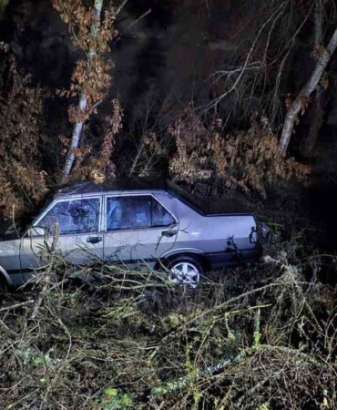 Bilecik’te otomobil takla attı: 1 yaralı