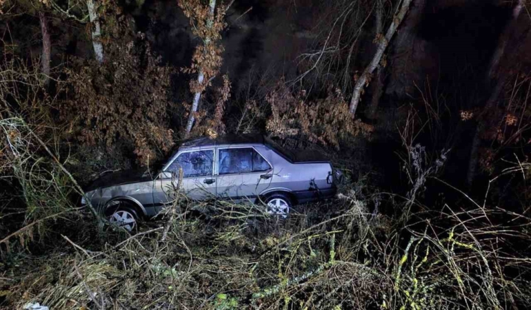 Bilecik’te otomobil takla attı: 1 yaralı