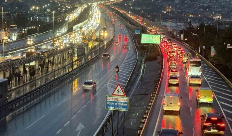 İstanbul’da trafik yoğunluğu yüzde 90’a yaklaştı
