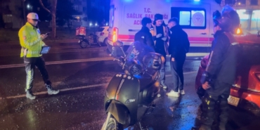Çorlu’da çukura dalan motosikletli yaralandı