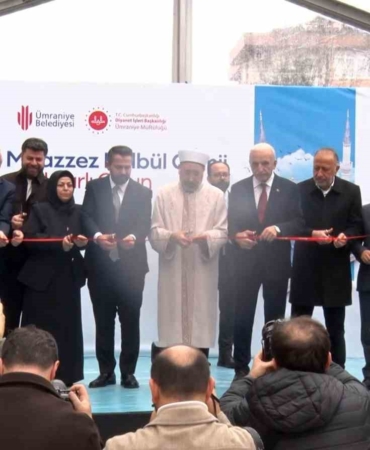 Ümraniye’de manevi buluşma: Hacı Muazzez Bülbül Camii dualarla açıldı