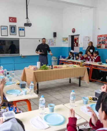 Marmarabirlik minik şeflerle sağlıklı nesiller yetiştiriyor