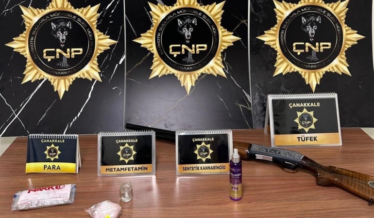 Çanakkale’de uyuşturucu imal ve ticareti suçundan 3 tutuklama