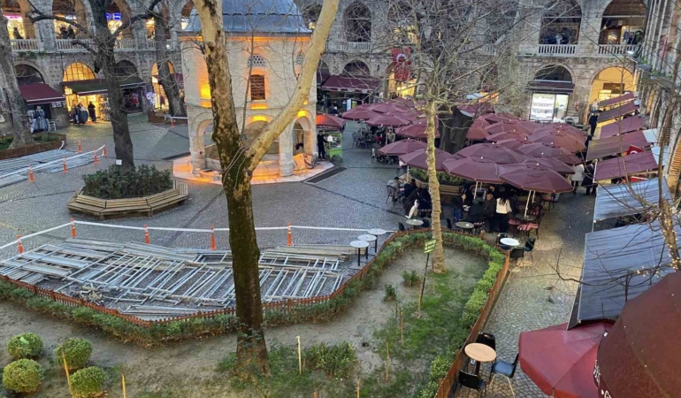 Koza Han’da kafelerin tahliye kararına yargı freni