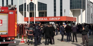 Organize sanayideki koku ekipleri harekete geçirdi