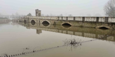 Edirne’de nehir taşkınları sürüyor