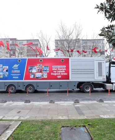 Afet Destek ve Lojistik Dağıtım Tırı’nın rotası Balkanlar