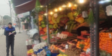 Zabıtadan manav denetemi