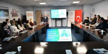 Sigarayı bırakan 25 çalışana sertifikaları takdim edildi