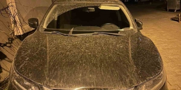 Muratlı’da çamur yağışı araçları kapladı