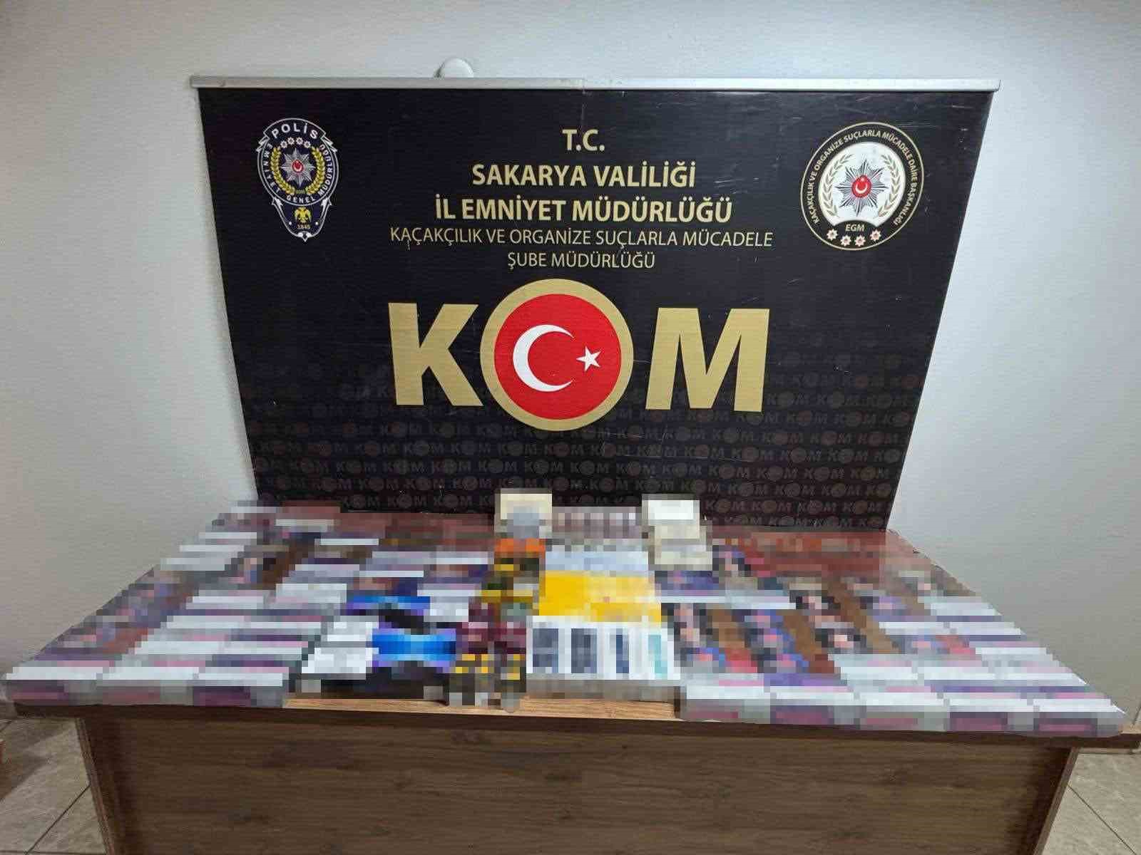 Sakarya emniyetinden kaçakçılara geçit yok: 2 gözaltı