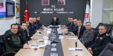 Bilecik’te 112 Acil Çağrı Hizmetleri İl Koordinasyon Komisyon Toplantısı yapıldı