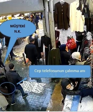 Bursa’da yankesicinin el çabukluğu izleyenleri şoke etti