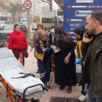 PTT Kargo minibüsünün çarptığı yaşlı kadın yaralandı