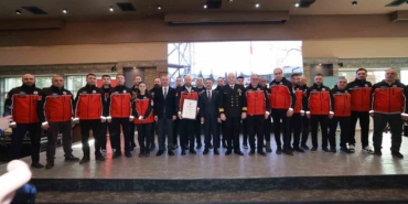 Kocaeli’nin arama kurtarma gücüne akreditasyon tescili