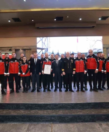 Kocaeli’nin arama kurtarma gücüne akreditasyon tescili