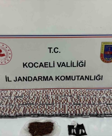 Kocaeli’de 3 kilo bonzai ve 5 bin hap ele geçirildi