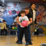 Baba oğul bowling turnuvası renkli anlara sahne oldu