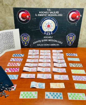 Tombala baskını: Kumar oynayan 7 kişiye 81 bin TL ceza