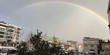 Bursa’da gökkuşağı hayran bıraktı