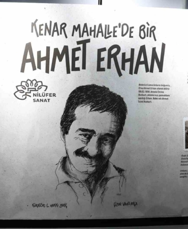 Şair Ahmet Erhan, doğum gününde Nilüfer’de özel bir sergiyle anıldı