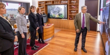 THY İcra Komitesi Başkanı Bolat, yeni seçilen kabin memurları derneği yönetimini ağırladı