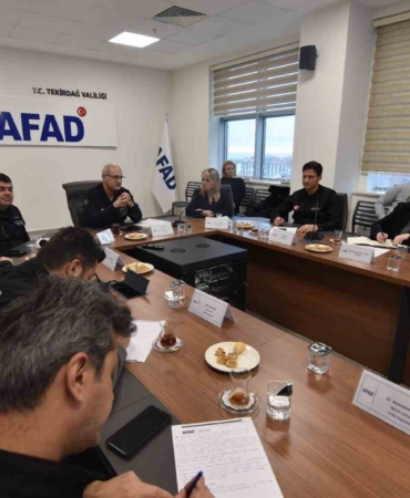 Tekirdağ AFAD’da Trakya belediyeleriyle afet riskleri değerlendirmesi
