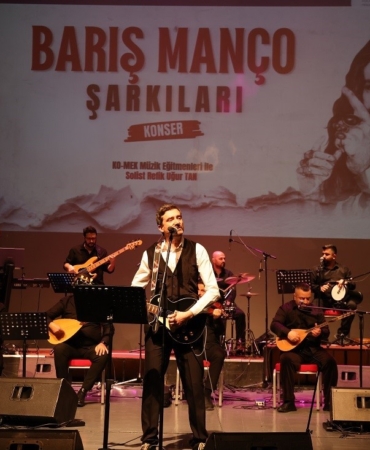 Gebze’de Barış Manço eserleriyle anıldı