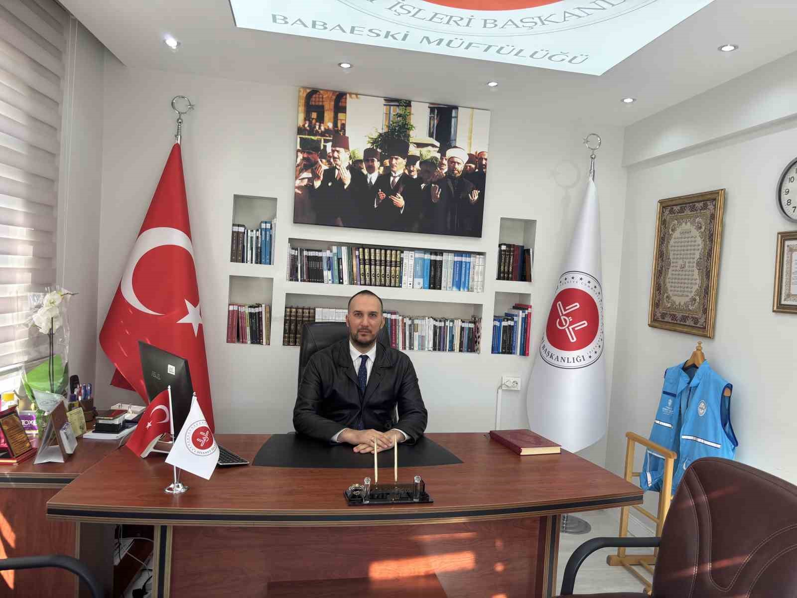 Babaeski’nin yeni müftüsü göreve başladı