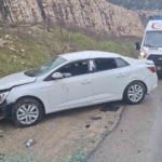 Bilecik’te kaygan yol kazaya neden oldu: 2 yaralı