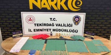 Tekirdağ’da 27 bin kullanımlık uyuşturucu ele geçirildi