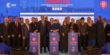 "Yüzyılın Konut Projesi" kapsamında inşa edilecek bin 419 adet sosyal konutun kura çekimi gerçekleştirildi