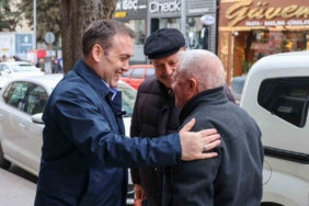 Bilecik Valisi Faik Oktay Sözer çarşı esnafı ile bir araya geldi