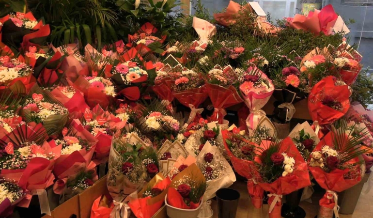 Edirne’deki çiçekçilerde sevgililer günü yoğunluğu