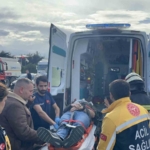 Tekirdağ’da kırmızı ışık ihlalinin kazayla sonuçlandığı anlar kamerada